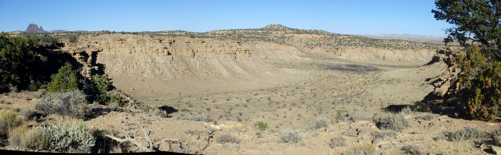 GDMBR: Nice Canyon View, so happy that we did not have to ride down and then up.